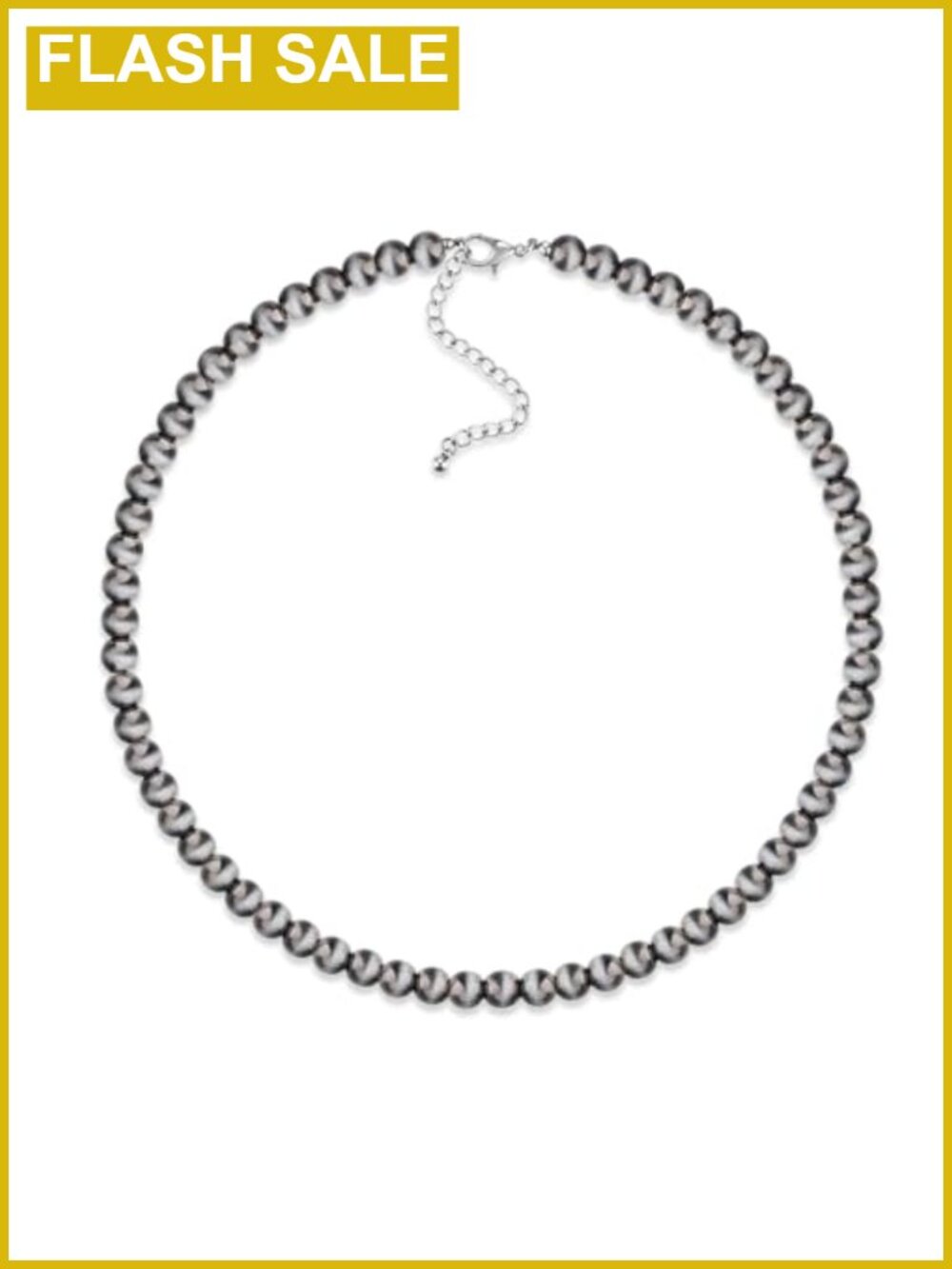 Boho Choker Necklace | Gradated Faux Pearl Statement Jewelry